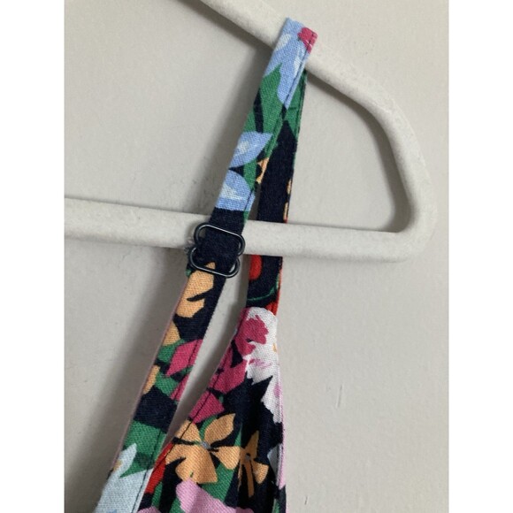 NEW Old Navy Floral Linen Blend Cami Dress XL TALL Short Boho Summer Sleeveless - Picture 7 of 12